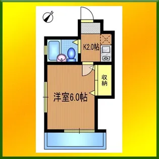 エバーグリーンハイツ【1階】の間取り