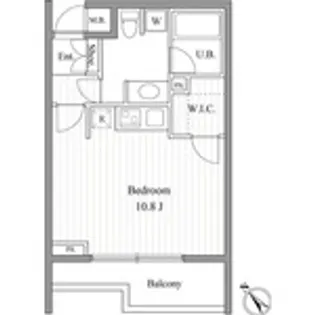 エルスタンザ赤坂【1階】の間取り
