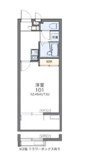 1Kの間取り画像