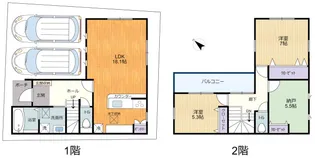広島県広島市西区高須1【一戸建】の間取り