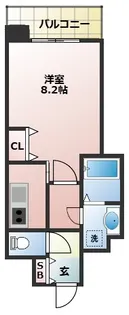 FRONT FIELD Tennoji【10階】の間取り