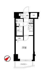 アマヴェル品川【5階】の間取り