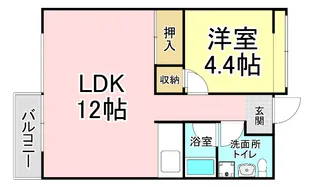 Moon中原東A【2階】の間取り