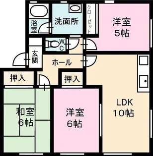 ブルームヒルズB【2階】の間取り