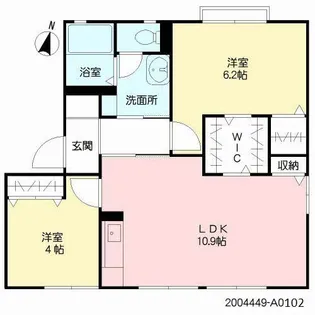 サンエージI【1階】の間取り