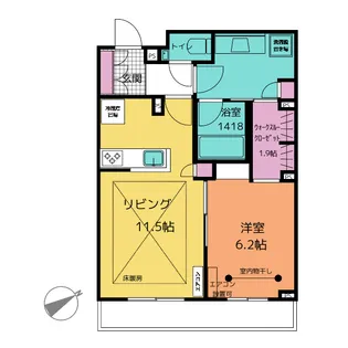 AZU【1階】の間取り