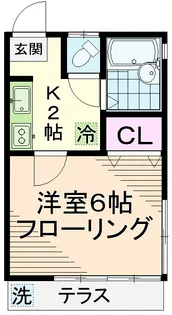 東京都世田谷区赤堤5【アパート】の間取り