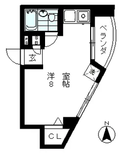東京都世田谷区用賀4【マンション】の間取り