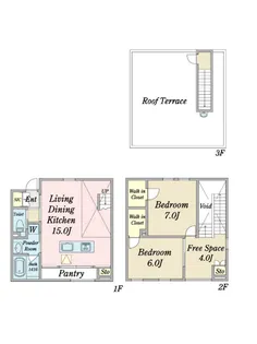 Bellevilleの間取り