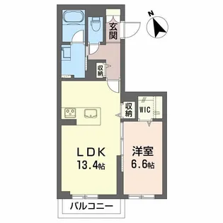 Kalmark海老塚【3階】の間取り