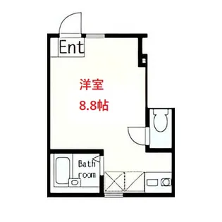 東京都大田区中央3【アパート】の間取り