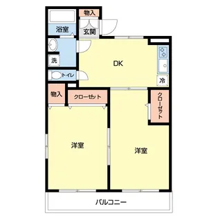 ル・シアン船橋【2階】の間取り