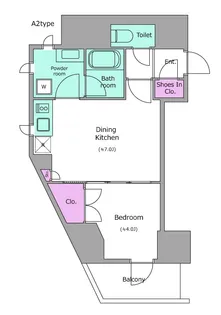 東京都文京区本郷7【マンション】の間取り