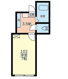 ユナイトメゾン・ド・ルミエール【1階】の間取り