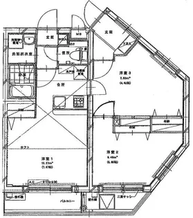 神奈川県川崎市麻生区上麻生5【マンション】の間取り