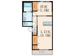 メゾン嶋田【2階】の間取り