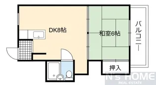 シャトー深江橋.【3階】の間取り