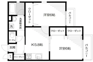 東京都文京区白山1【アパート】の間取り