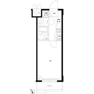 ルーブル上池台弐番館【6階】の間取り