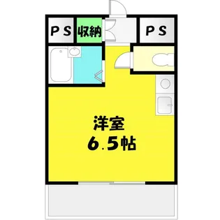 マンションスムス【6階】の間取り