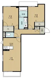 ライブリー S.【2階】の間取り