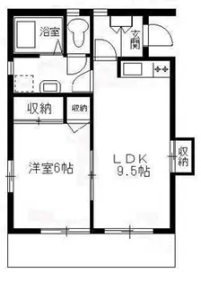 エクセル弦巻【2階】の間取り