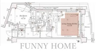 グローリオ三軒茶屋【5階】の間取り