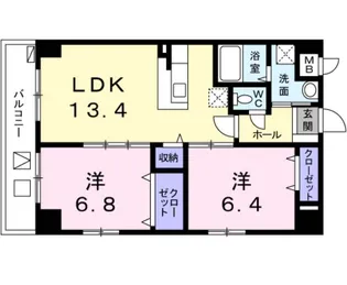 ステラフィッサ2465【2階】の間取り