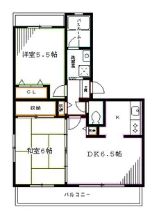 東京都杉並区高円寺南4【マンション】の間取り