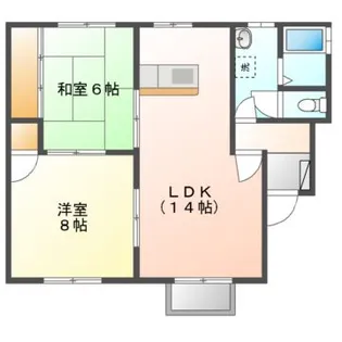 平成ハイツ【1階】の間取り
