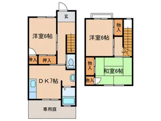 愛知県春日井市白山町5【一戸建】の間取り