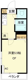 ハイツ神奈川新町【2階】の間取り