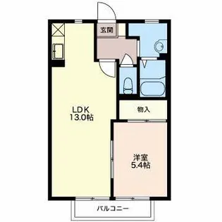 サニーコート【1階】の間取り