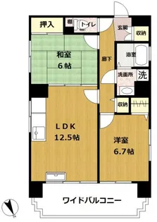 パークサイド青木【7階】の間取り