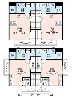 キャビン3【1階】の間取り
