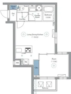 SYFORME NEXT IKEBUKURO WEST【4階】の間取り