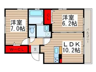 ラファエル【3階】の間取り