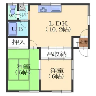 コムフォートクラシック【1階】の間取り