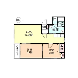 フェリーチェとなみ【3階】の間取り