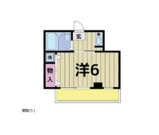 MKビル竹ノ塚【3階】の間取り