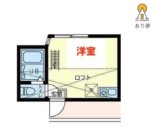 ユナイト黄金町オルチャータ【1階】の間取り