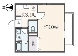 寿町レジデンス【1階】の間取り