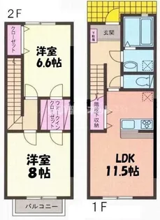 ノイシュロス1番館の間取り
