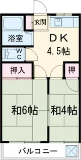 コーポ大竹【2階】の間取り