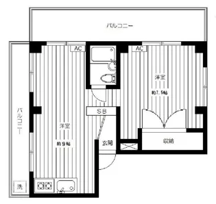 藤コーポ【3階】の間取り