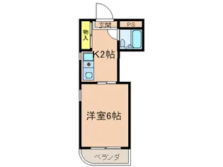 ミツワ小戸ビル【2階】の間取り