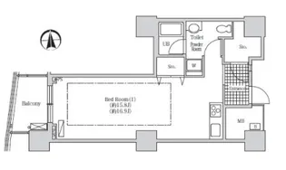 アクティ汐留【12階】の間取り