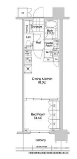 コンフォリア秋葉原EAST【10階】の間取り