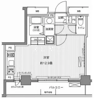ヒューリックレジデンス茗荷谷【3階】の間取り
