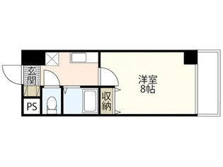 ユアコート舟入【2階】の間取り